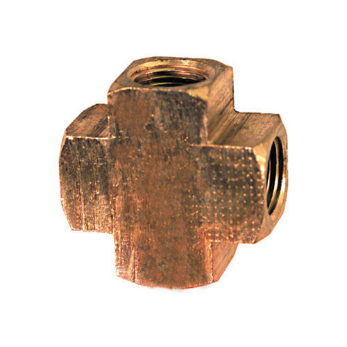 1/8 Inch Brass Pipe Female Cross