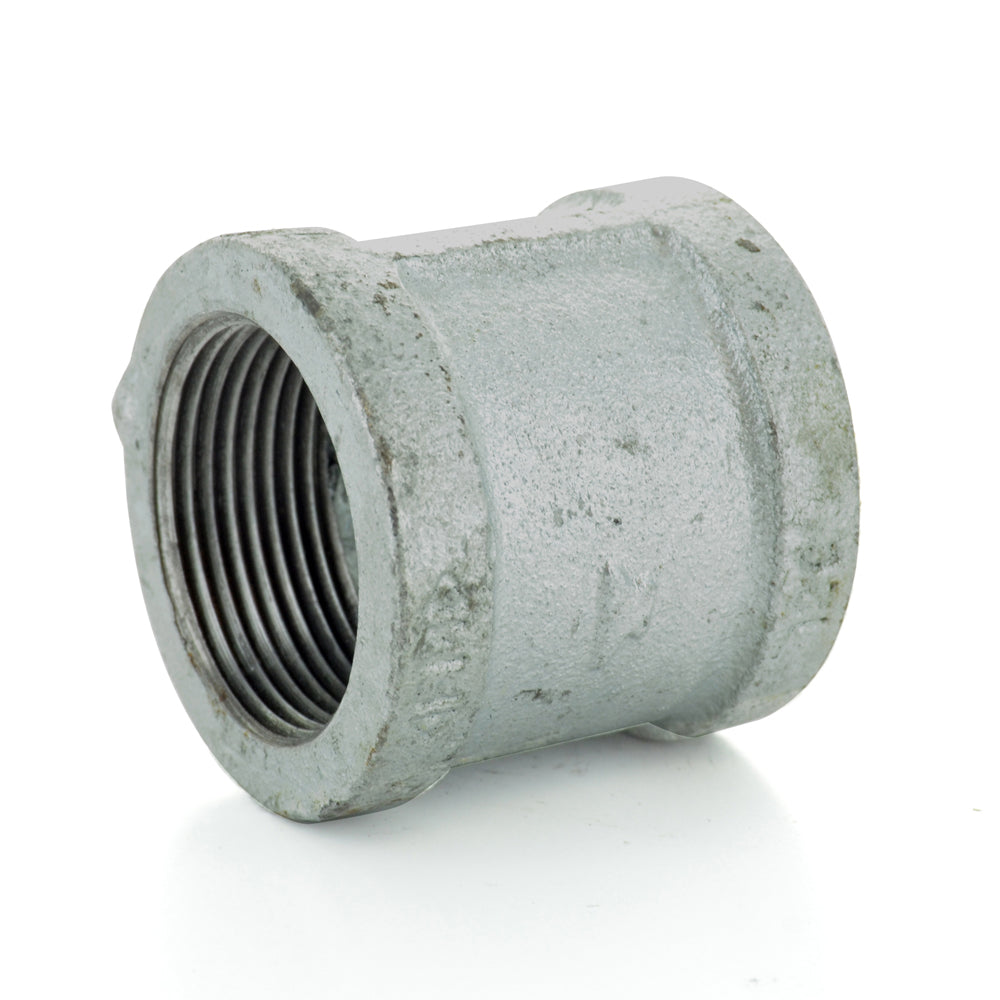 3/8" Schedule 40  Female NPT Galvanized Welded Malleable Iron Pipe Coupling USA