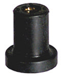 1/4-20 x 1 Well Nut Neoprene With Captive Brass Nut