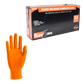 SURECARE 6MIL NITRILE MED ORANGE DISPOSABLE GLOVES (100 COUNT BULK DISCOUNT PRICE) - CLEARANCE