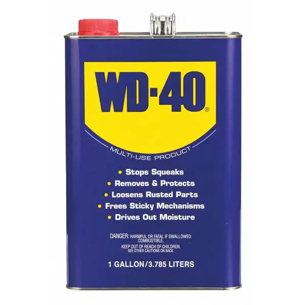 WD-40 Lubricant Penetrant Moisture Displacer - 1 Gallon - Can